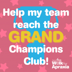Help My Team Reach the Grand Champions Club - Pink