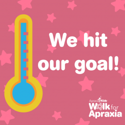 We hit our goal! - Pink