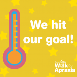 We hit our goal! - Yellow